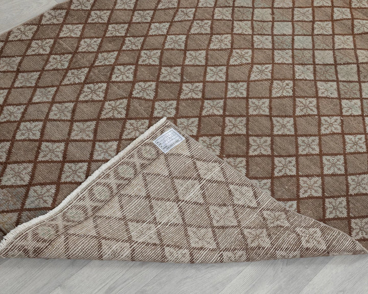 Neutral Runner Rug 3' 11" x 8' 10" | No. VR33939