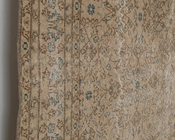 Multicolor Turkish Oushak Rug 6'8" x 9'11" Hand-Knotted | No. VR34148
