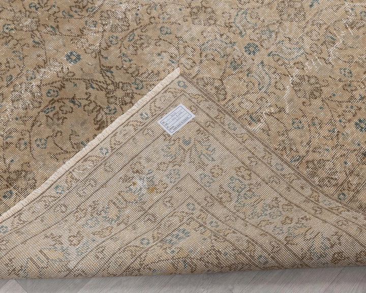 Multicolor Turkish Oushak Rug 6'8" x 9'11" Hand-Knotted | No. VR34148