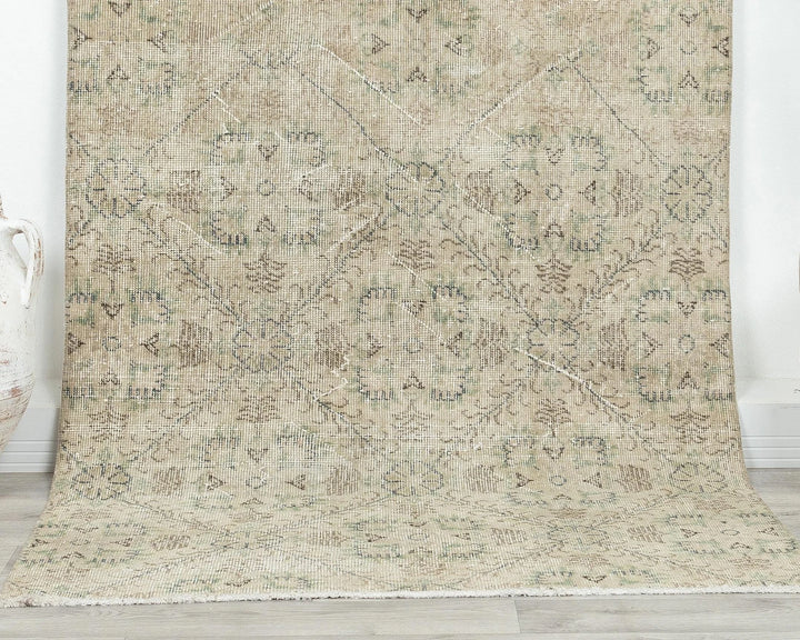Multicolor Turkish Oushak Rug 6'10" x 4' Hand-Knotted | No. VR34205