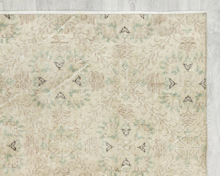 Multicolor Turkish Oushak Rug 6'10" x 4' Hand-Knotted | No. VR34205