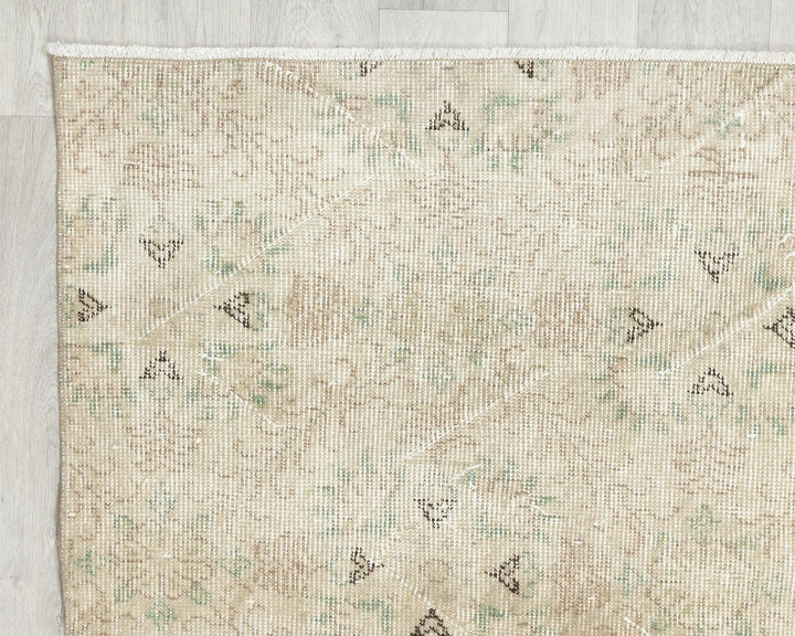 Multicolor Turkish Oushak Rug 6'10" x 4' Hand-Knotted | No. VR34205