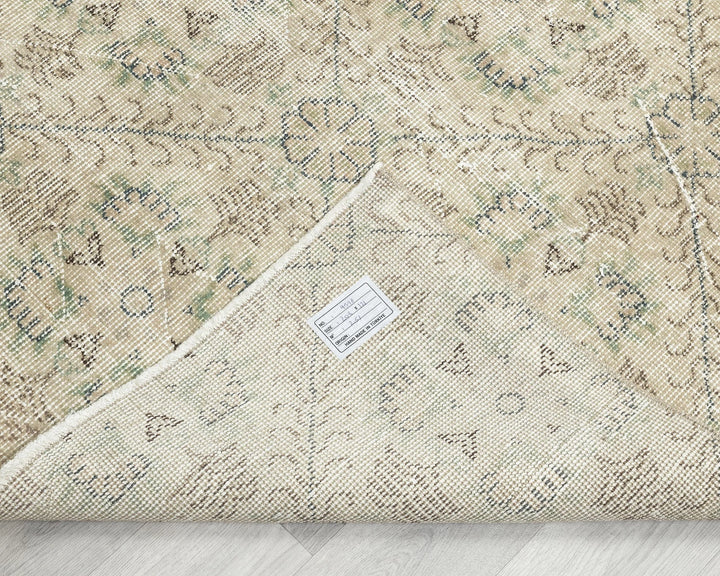 Multicolor Turkish Oushak Rug 6'10" x 4' Hand-Knotted | No. VR34205