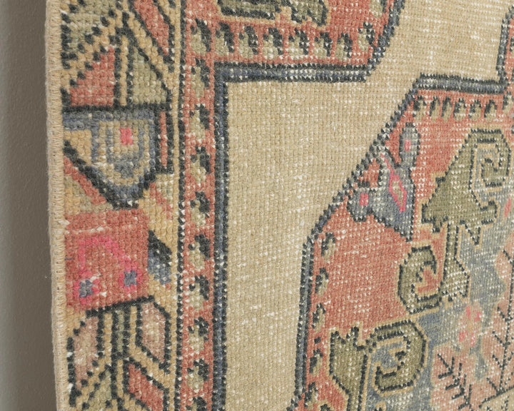 Multicolor Turkish Oushak Rug 4'1" x 7'3" Hand-Knotted | No. VR34406
