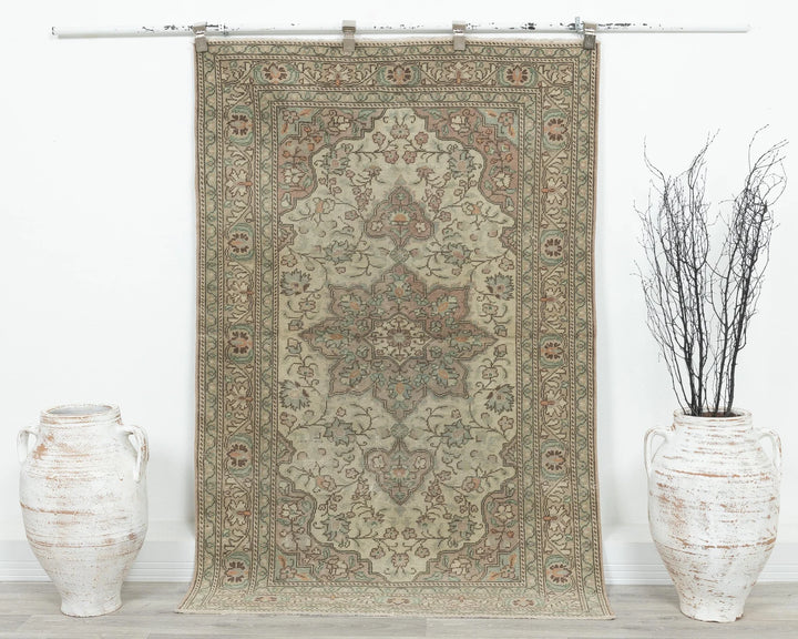 Oushak Rug 3' 7" x 5' 9" | No. VR34475