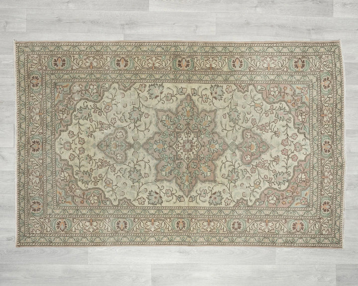Oushak Rug 3' 7" x 5' 9" | No. VR34475