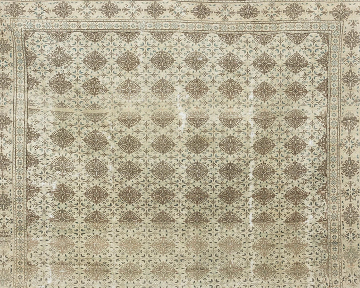 Multicolor Turkish Oushak Rug 8'6" x 11'1" Hand-Knotted | No. VR34522