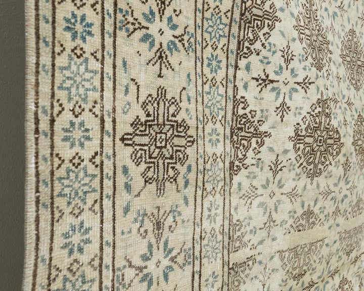 Multicolor Turkish Oushak Rug 8'6" x 11'1" Hand-Knotted | No. VR34522