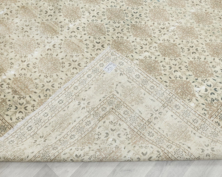 Multicolor Turkish Oushak Rug 8' 6" x 11' 1" Hand-Knotted | No. VR34522
