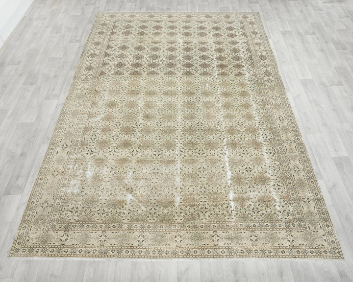 Multicolor Turkish Oushak Rug 8'6" x 11'1" Hand-Knotted | No. VR34522