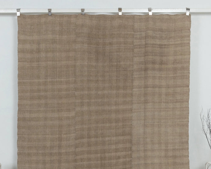 Beige Turkish Kilim Rug 6' x 9' Flat-Weave view