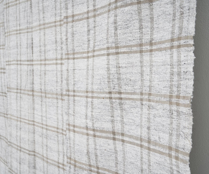 Gray Turkish Kilim Rug 5'10" x 9'7" Flat-Weave | No. VR34696
