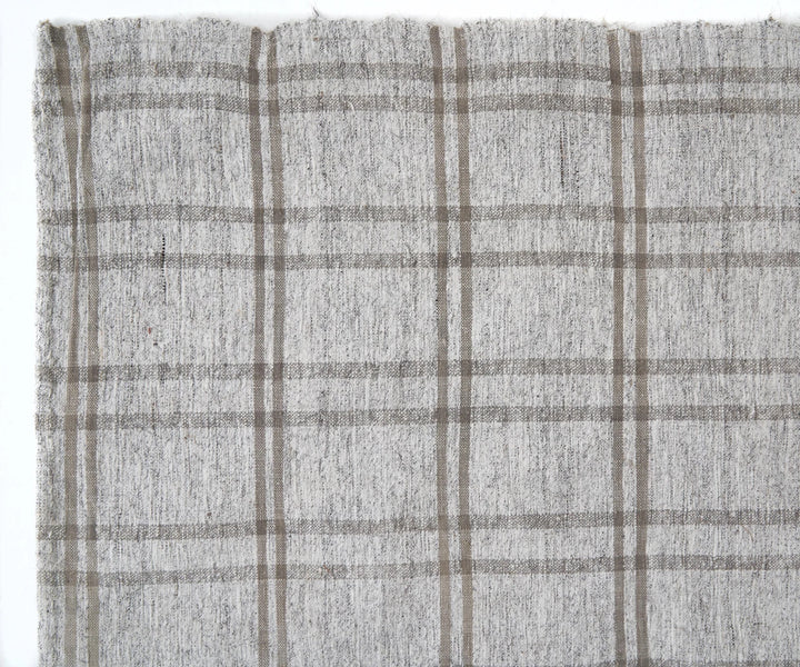 Gray Turkish Kilim Rug 5'10" x 9'7" Flat-Weave | No. VR34696