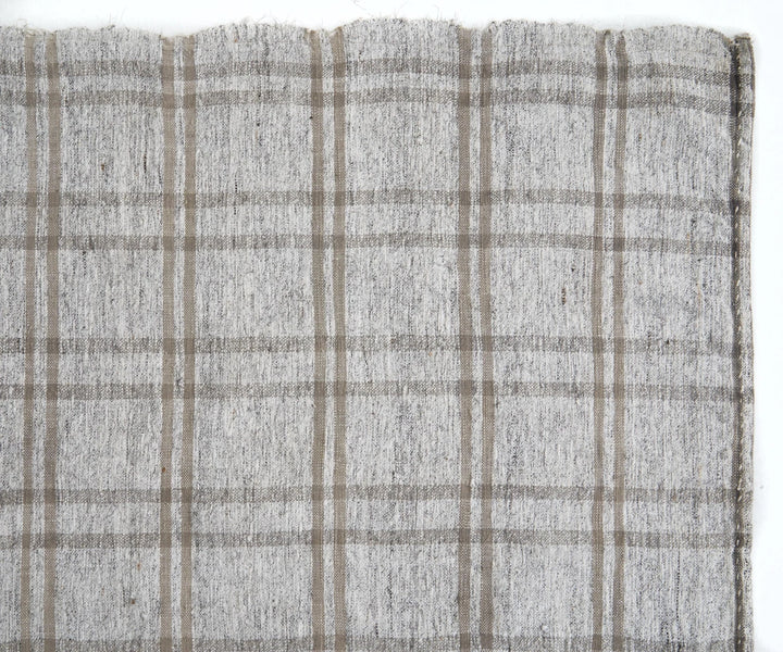 Gray Turkish Kilim Rug 5'10" x 9'7" Flat-Weave | No. VR34696