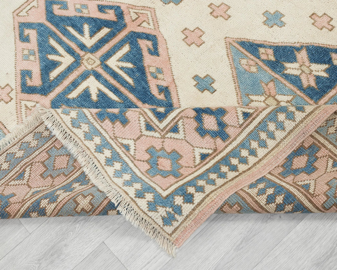 Neutral Oushak Rug 5' 9" x 6' 11" | No. VR34716