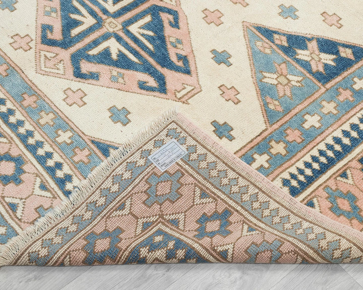 Neutral Oushak Rug 5' 9" x 6' 11" | No. VR34716