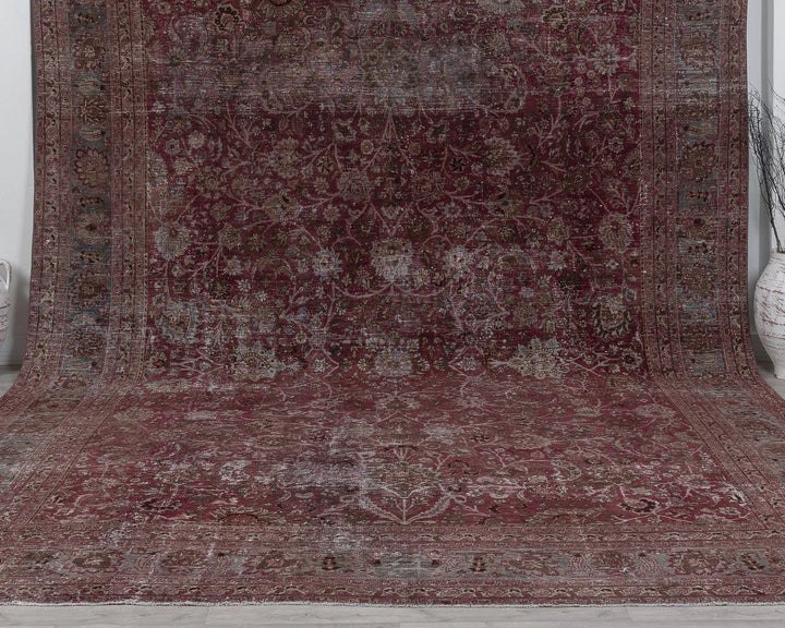 Multicolor Turkish Oushak Rug 9' 9" x 13' 1" Hand-Knotted | No. VR34771