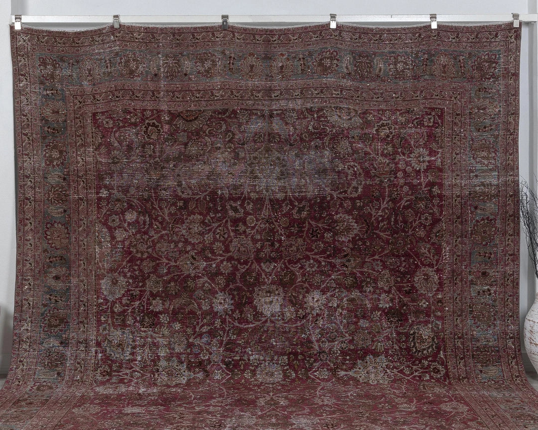 Multicolor Turkish Oushak Rug 9' 9" x 13' 1" Hand-Knotted | No. VR34771