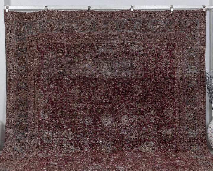 Multicolor Turkish Oushak Rug 9' 9" x 13' 1" Hand-Knotted | No. VR34771