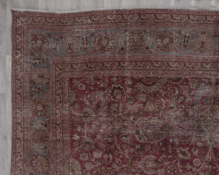 Multicolor Turkish Oushak Rug 9' 9" x 13' 1" Hand-Knotted | No. VR34771