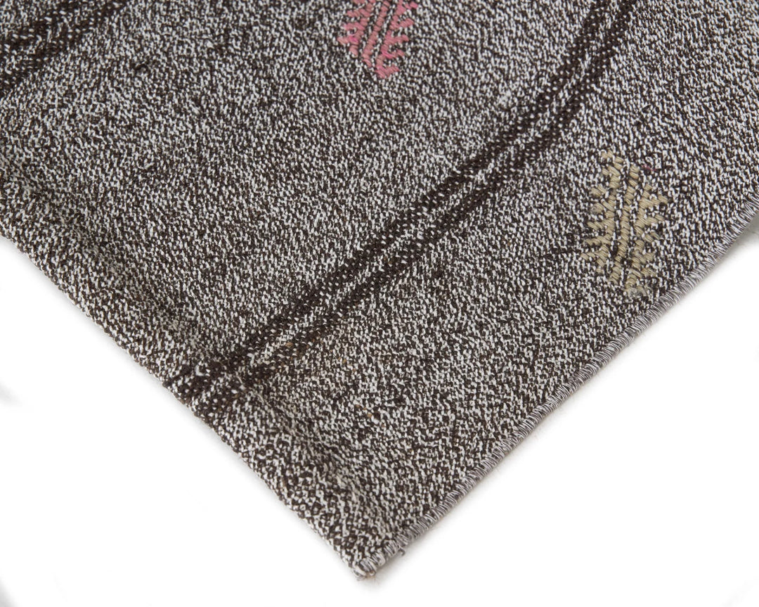Gray Kilim Rug 6' 1" x 7' 2" | No. VR34789