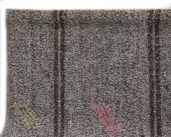 Gray Kilim Rug 6' 1" x 7' 2" | No. VR34789