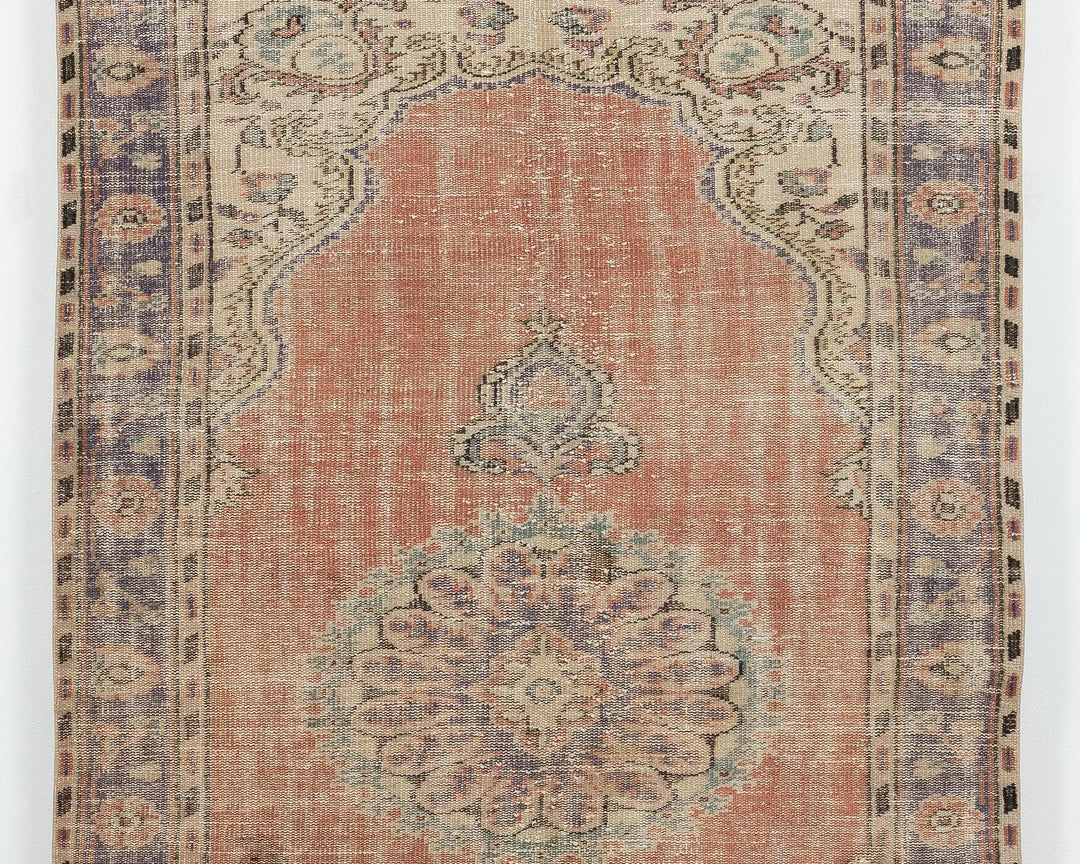 Multicolor Turkish Oushak Rug 4'11" x 8'6" Hand-Knotted view