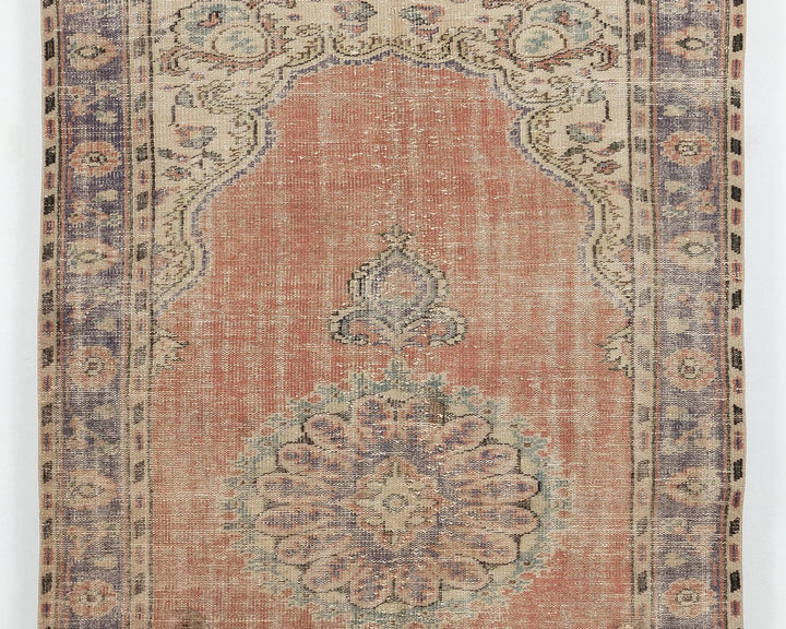 Multicolor Turkish Oushak Rug 4'11" x 8'6" Hand-Knotted view