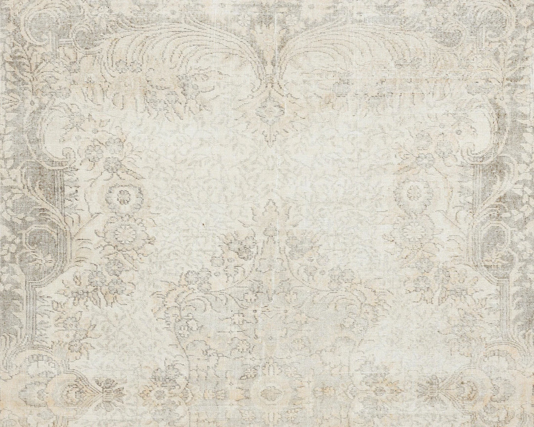 Multicolor Turkish Oushak Rug 6'5" x 9'10" Hand-Knotted | No. VR34964