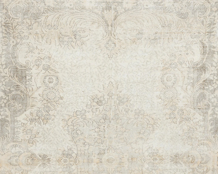 Multicolor Turkish Oushak Rug 6'5" x 9'10" Hand-Knotted | No. VR34964