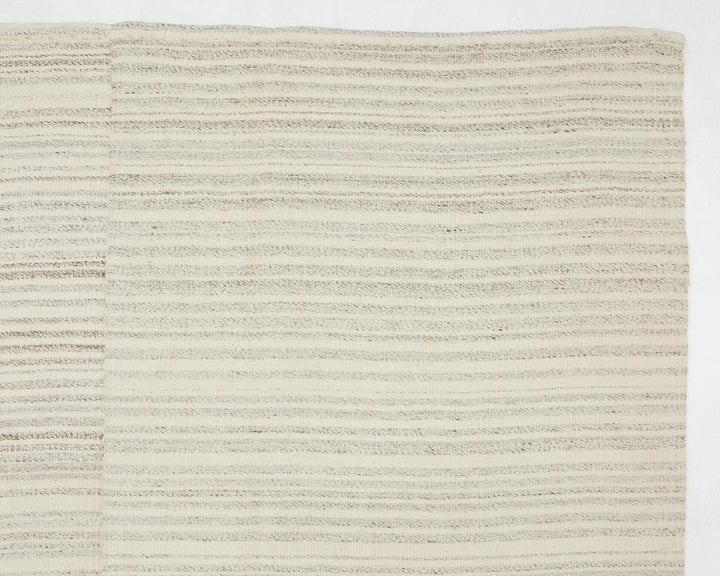 Beige Turkish Kilim Rug 10' 1" x 13' 4" Flat-Weave | No. VR35076