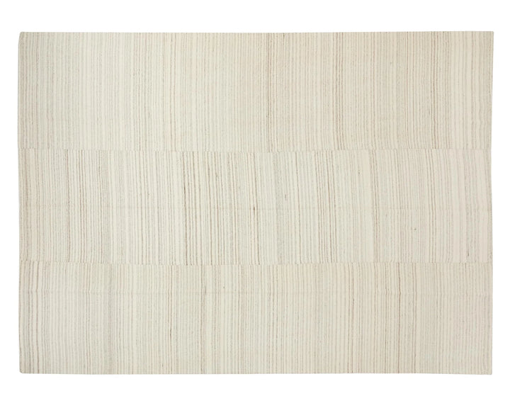 Beige Turkish Kilim Rug 10' 1" x 13' 4" Flat-Weave | No. VR35076