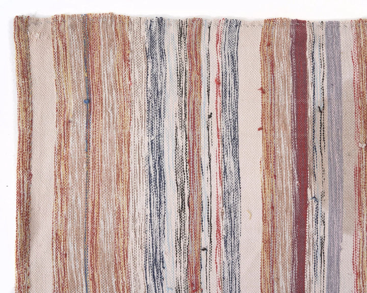 Multicolor Turkish Kilim Rug 8' 6" x 7' 5" Flat-Weave | No. VR35172