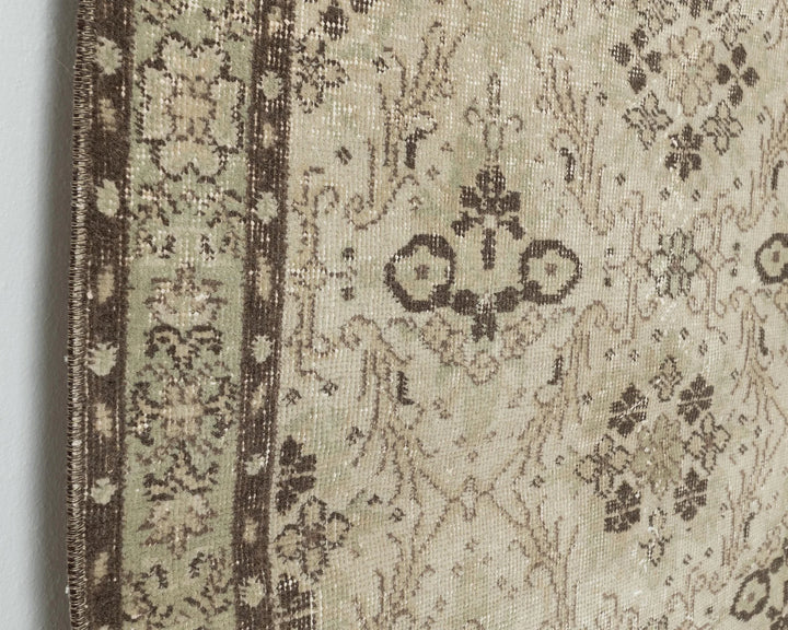 Multicolor Turkish Vintage Rug 6'8" x 3'8" Hand-Knotted | No. VR35382