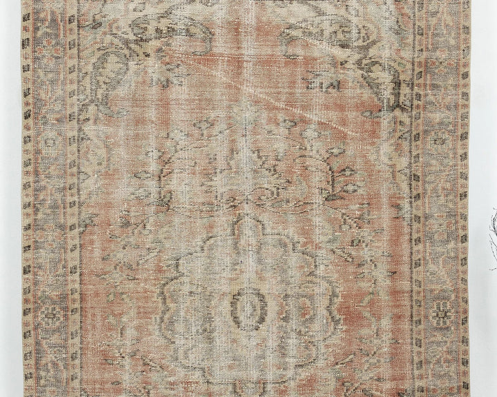 Multicolor Turkish Oushak Rug 5' 2" x 8' Hand-Knotted | No. VR35454