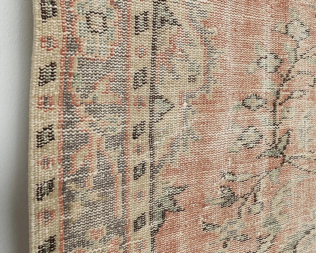 Multicolor Turkish Oushak Rug 5' 2" x 8' Hand-Knotted | No. VR35454