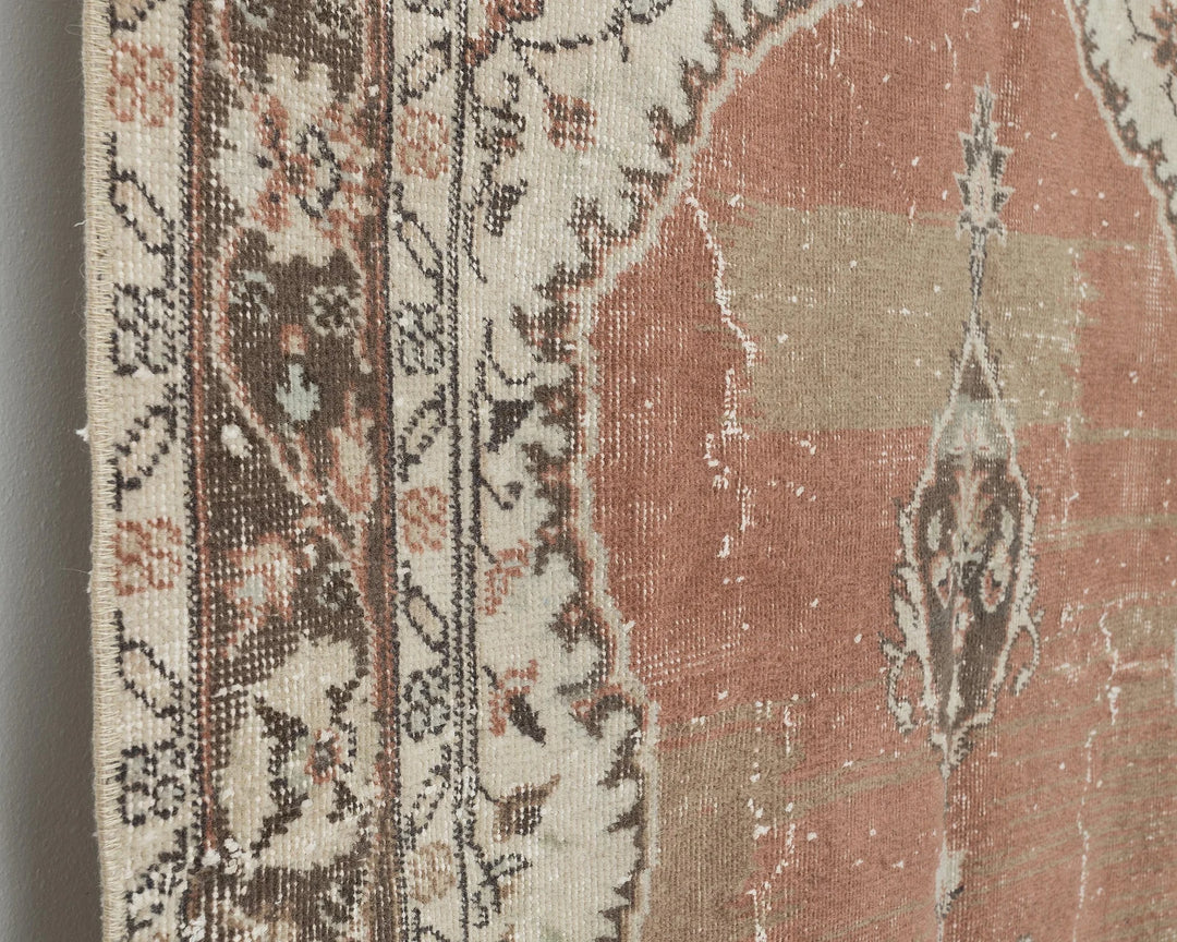 Multicolor Turkish Oushak Rug 7' 10" x 4' 5" Hand-Knotted | No. VR35457