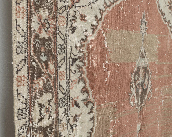 Multicolor Turkish Oushak Rug 7' 10" x 4' 5" Hand-Knotted | No. VR35457