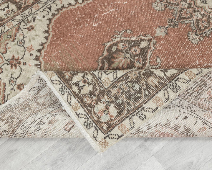 Multicolor Turkish Oushak Rug 7' 10" x 4' 5" Hand-Knotted | No. VR35457