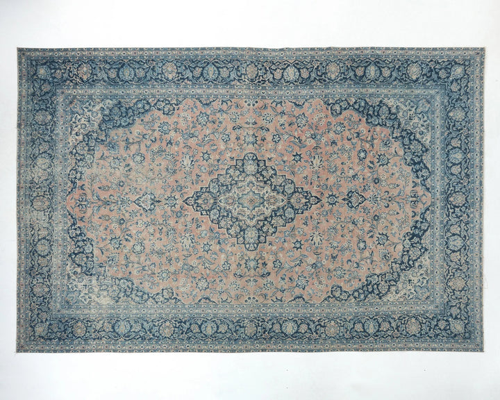 Multicolor Turkish Oushak Rug 10' x 13' Hand-Knotted | No. VR35497