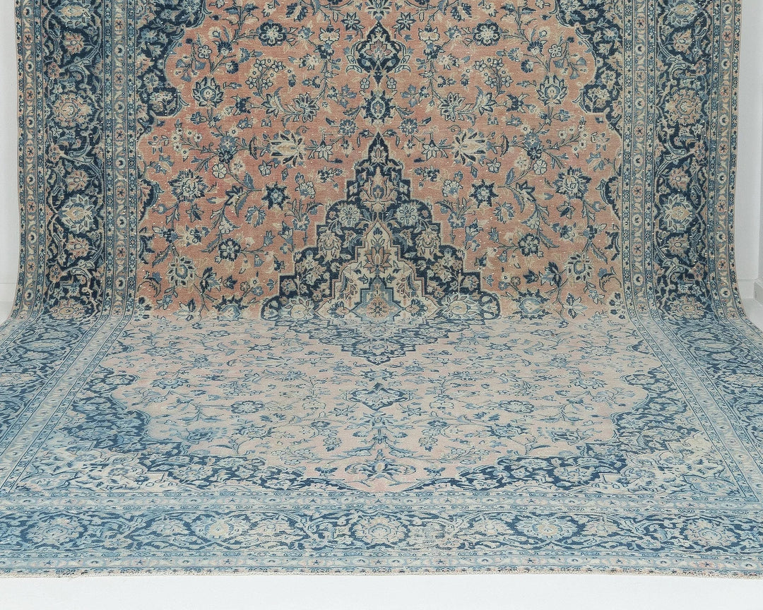 Multicolor Turkish Oushak Rug 10' x 13' Hand-Knotted | No. VR35497