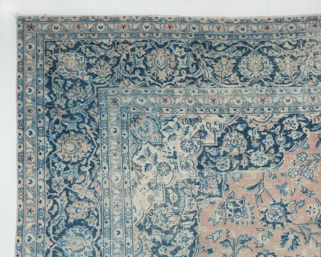 Multicolor Turkish Oushak Rug 10' x 13' Hand-Knotted | No. VR35497