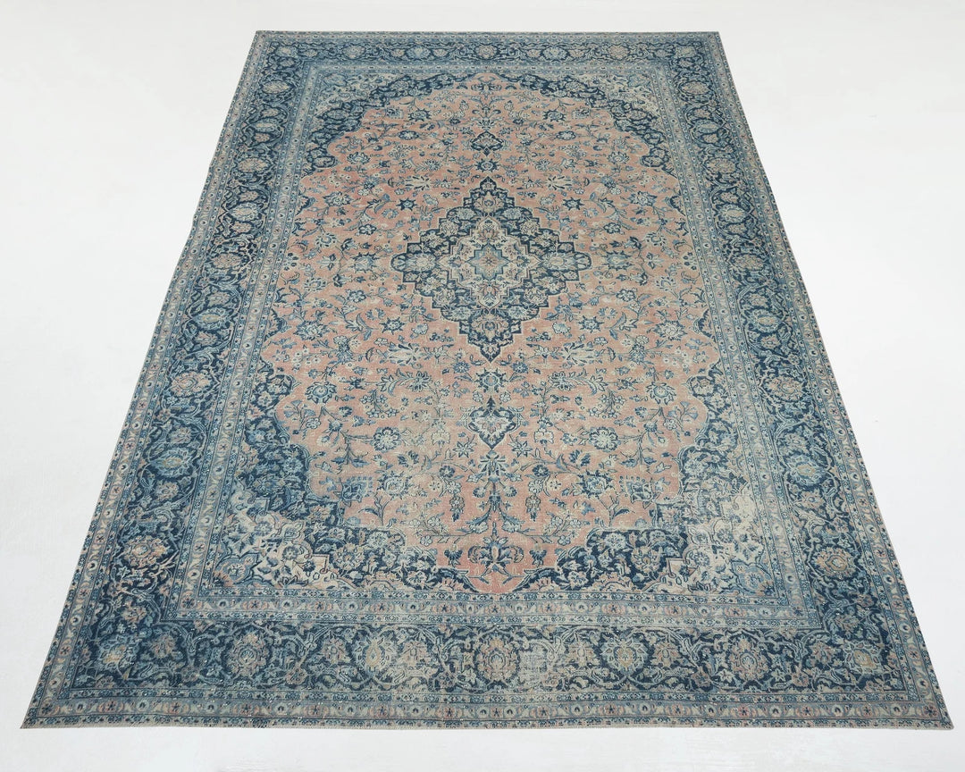 Multicolor Turkish Oushak Rug 10' x 13' Hand-Knotted | No. VR35497