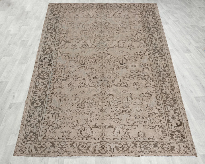 Multicolor Turkish Oushak Rug 7' 10" x 11' 2" Hand-Knotted | No. VR35550