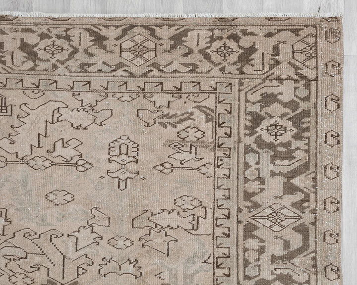 Multicolor Turkish Oushak Rug 7' 10" x 11' 2" Hand-Knotted | No. VR35550