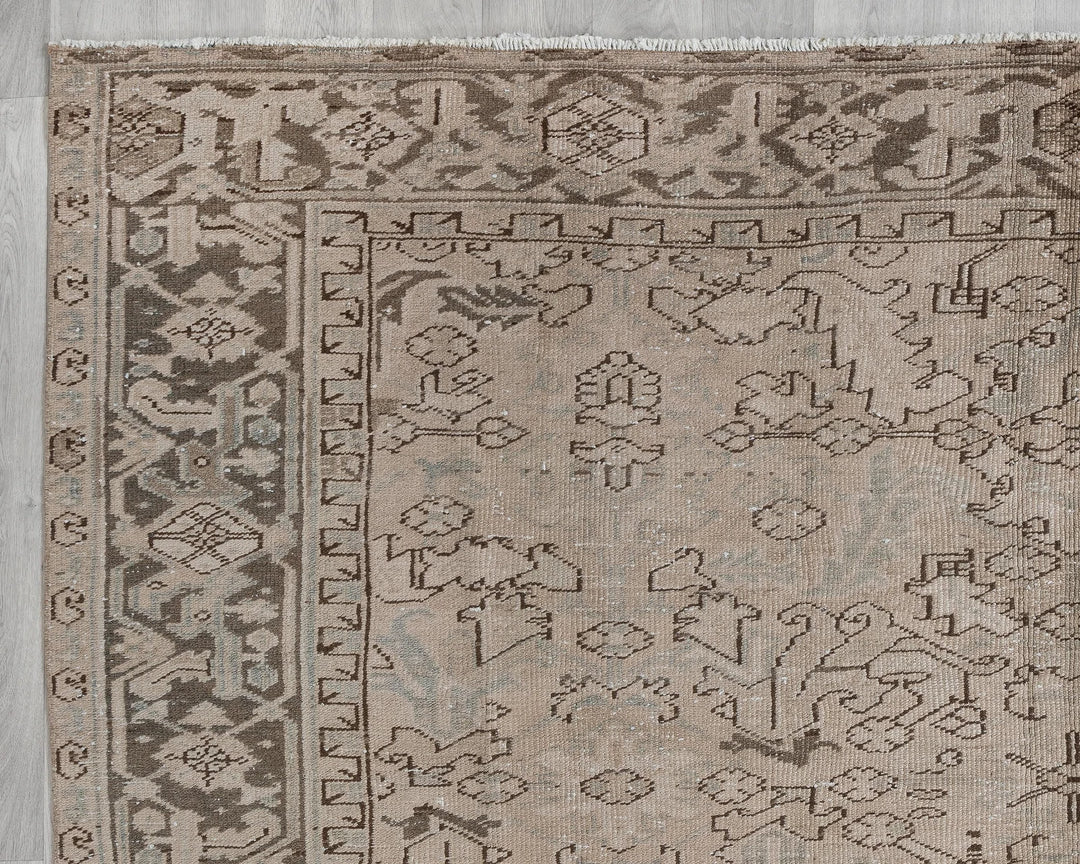 Multicolor Turkish Oushak Rug 7' 10" x 11' 2" Hand-Knotted | No. VR35550