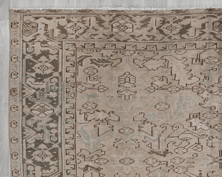 Multicolor Turkish Oushak Rug 7' 10" x 11' 2" Hand-Knotted | No. VR35550