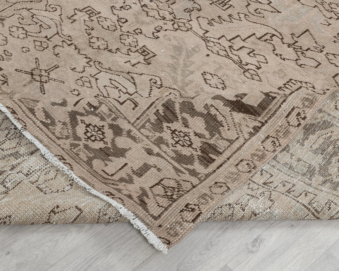 Multicolor Turkish Oushak Rug 7' 10" x 11' 2" Hand-Knotted | No. VR35550