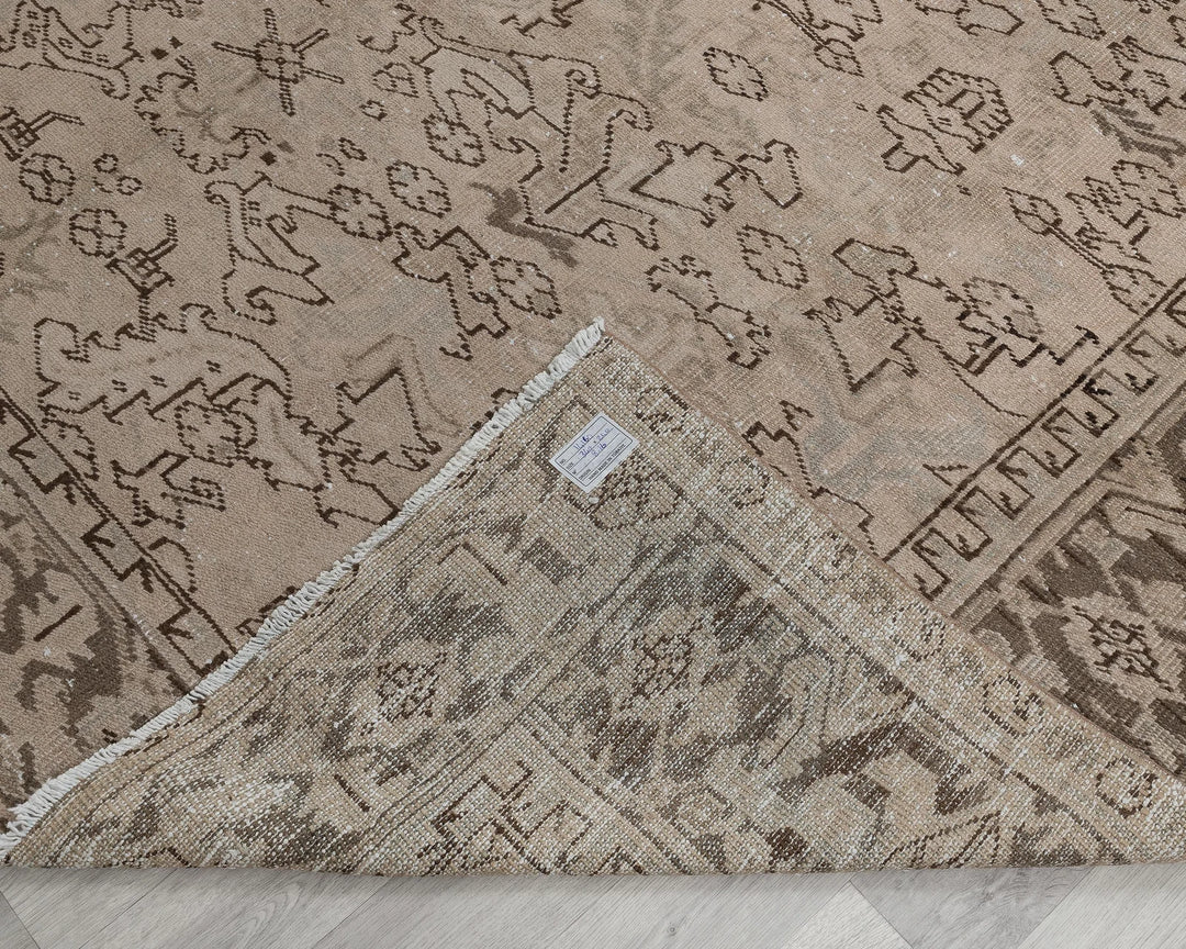 Multicolor Turkish Oushak Rug 7' 10" x 11' 2" Hand-Knotted | No. VR35550