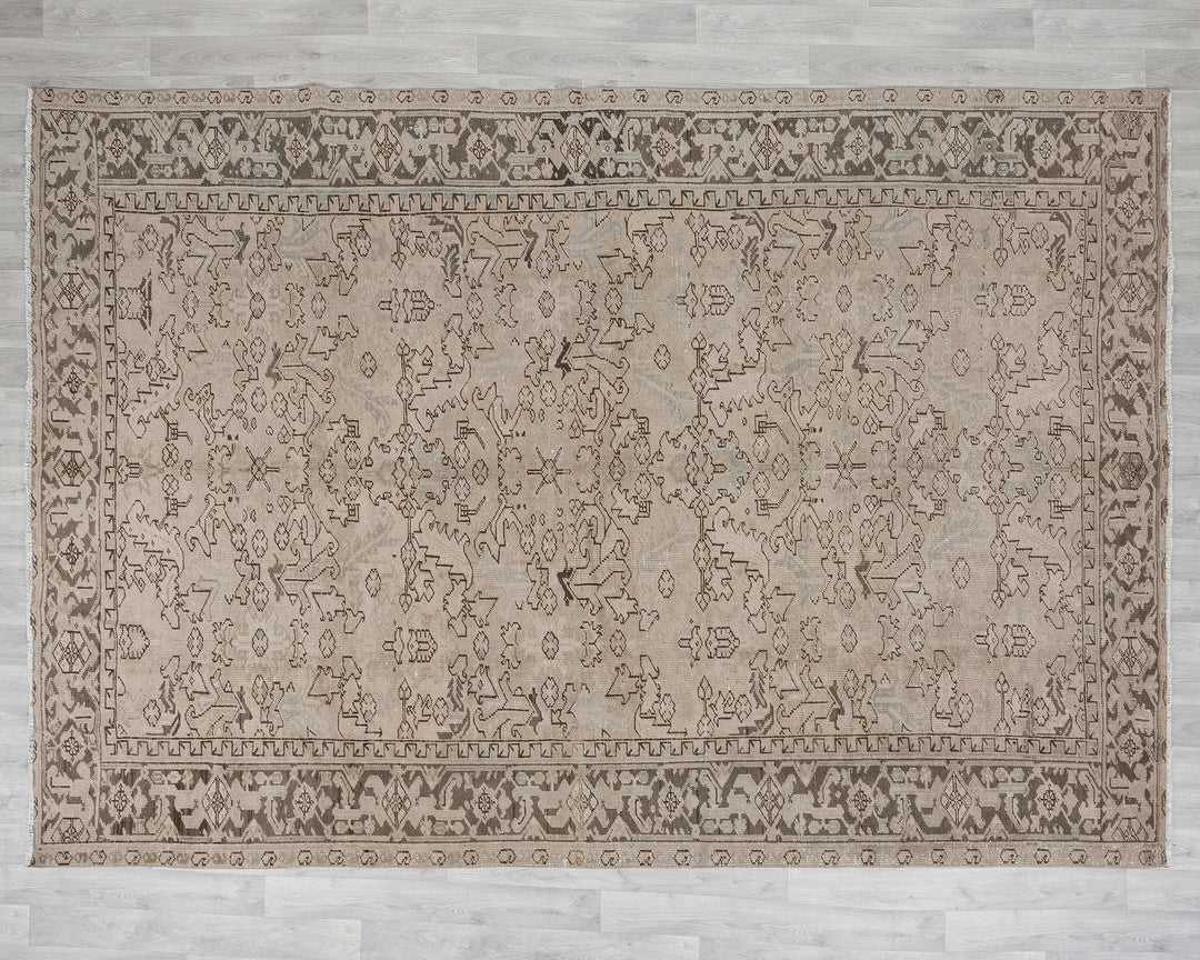 Multicolor Turkish Oushak Rug 7' 10" x 11' 2" Hand-Knotted | No. VR35550